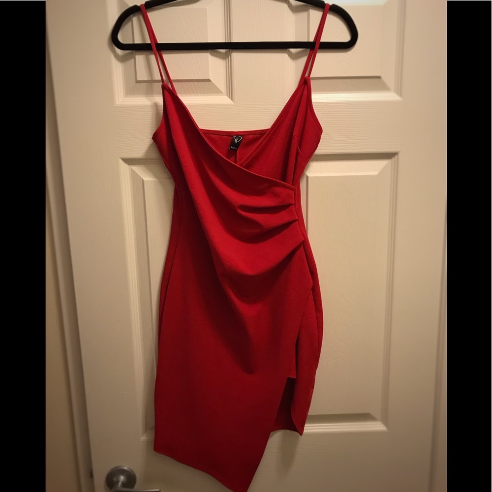 Windsor Bright Red Wrap Dress